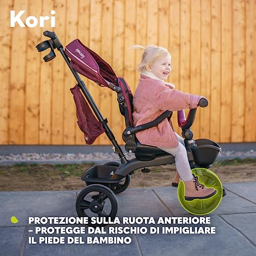 Lionelo Kori Triciclo Bambini da 1,5 Anni Fino a