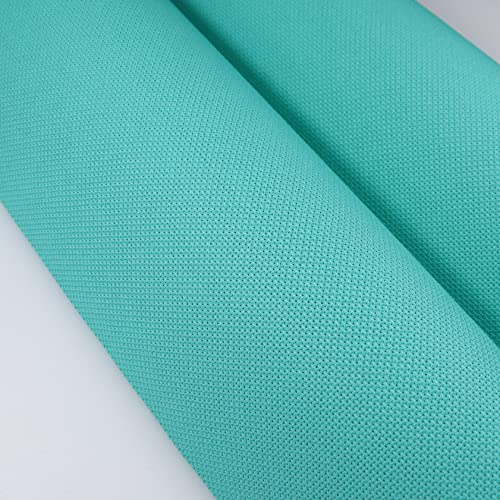 Image of KCS 4 pc of 12 inch x 18 inch 14CT Counted Cotton Aida Cloth Cross Stitch Fabric (Sea Green)