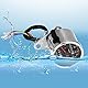 Keenso Motorrad Tachometer, Motorrad 65mm Wasserdicht Tachometer LED Mechanik Kilometerzähler mit Indikator