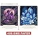 ZHQGYN Crystal Wisdom Plant Oracle Cards, Oracle Cards for Beginners, 44 Oracle Card Deck, and Witchcraft Divination Card are Designed to Inspire and Guide (3.42“ × 4.72
