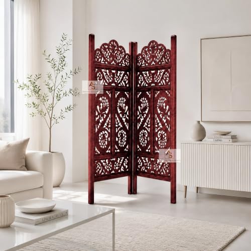 Image of Partition for Living Room,Divider,Partition Wall Divider Screen Separator, Wall Panel Divider for Hall | Bedroom |Office | Puja Room | Restaurant S Design (4 Feet 2 Panel)