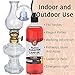 Ner Mitzvah Paraffin Lamp Oil, Red Smokeless, Odorless, Clean Burning Fuel for Indoor and Outdoor, Use with E - Z Fill Cap and Pouring Spout, 32oz