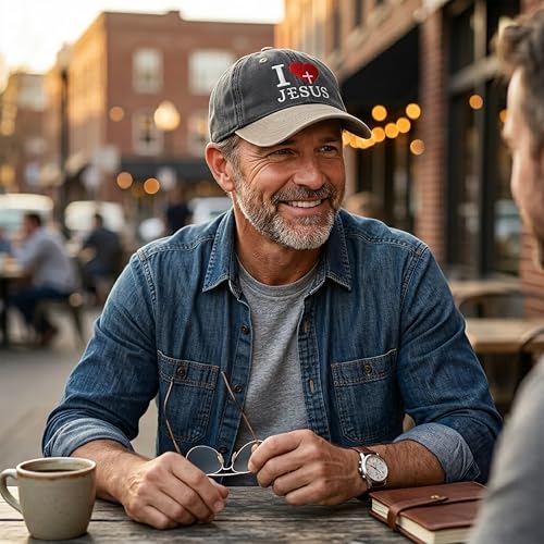 Image of I, Love Embroidered Baseball Cap