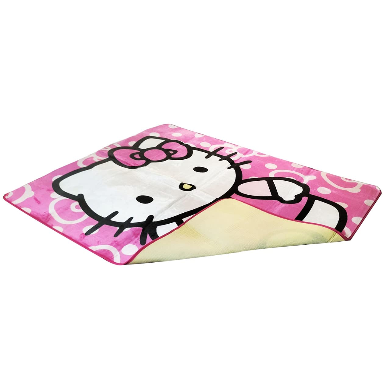 BLUE C Polyester Blend Kid's Disney Hello Kitty Carpet (3 x 5 ft)