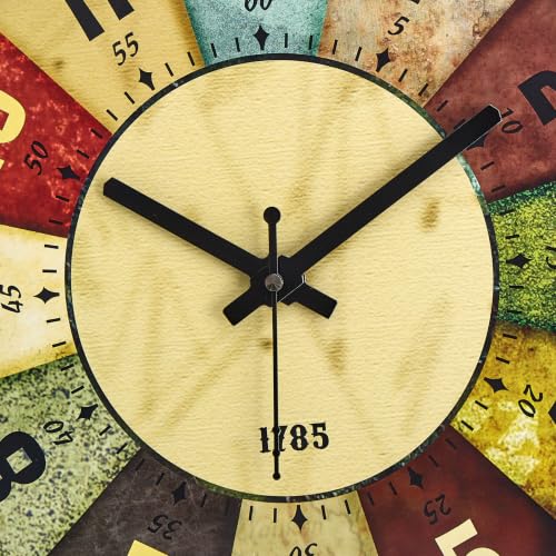 Image of Home Centre Casablanca Neo Wall Clock - 30.5cm