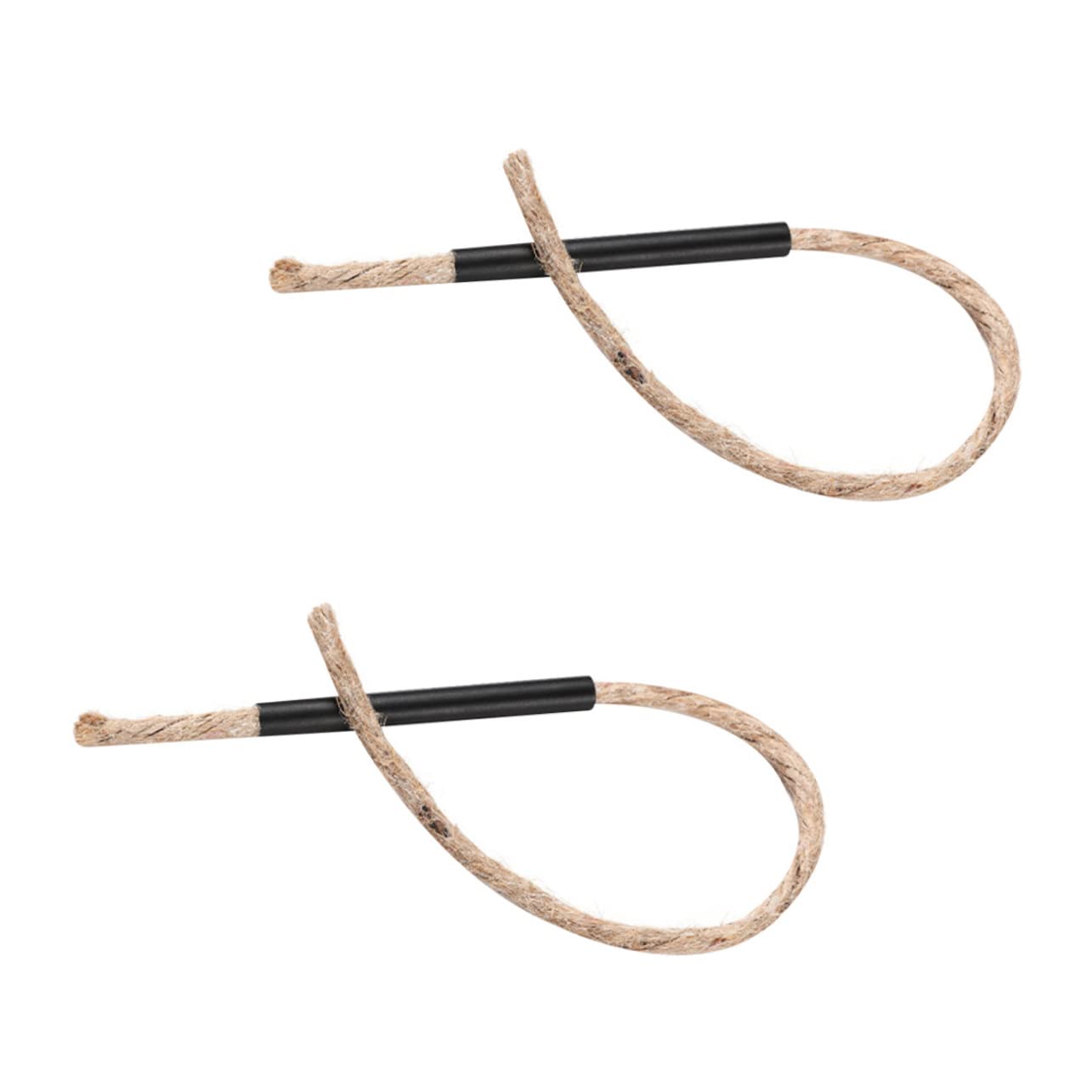 HAKIDZEL 2pcs Fire Starter Cord Wick Lightweight Portable Burning Rope for Camping Hiking Survival -Scald Design for and Emergency Situations