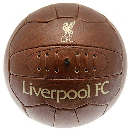 Ballon de football Liverpool F.C. HY-Pro taille 5 simili cuir vintage pour match et fan