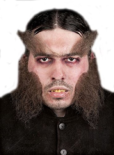 Bestie - Augenbrauen aus Echthaar - braun - Verkleidung Kostüm-Accessoire