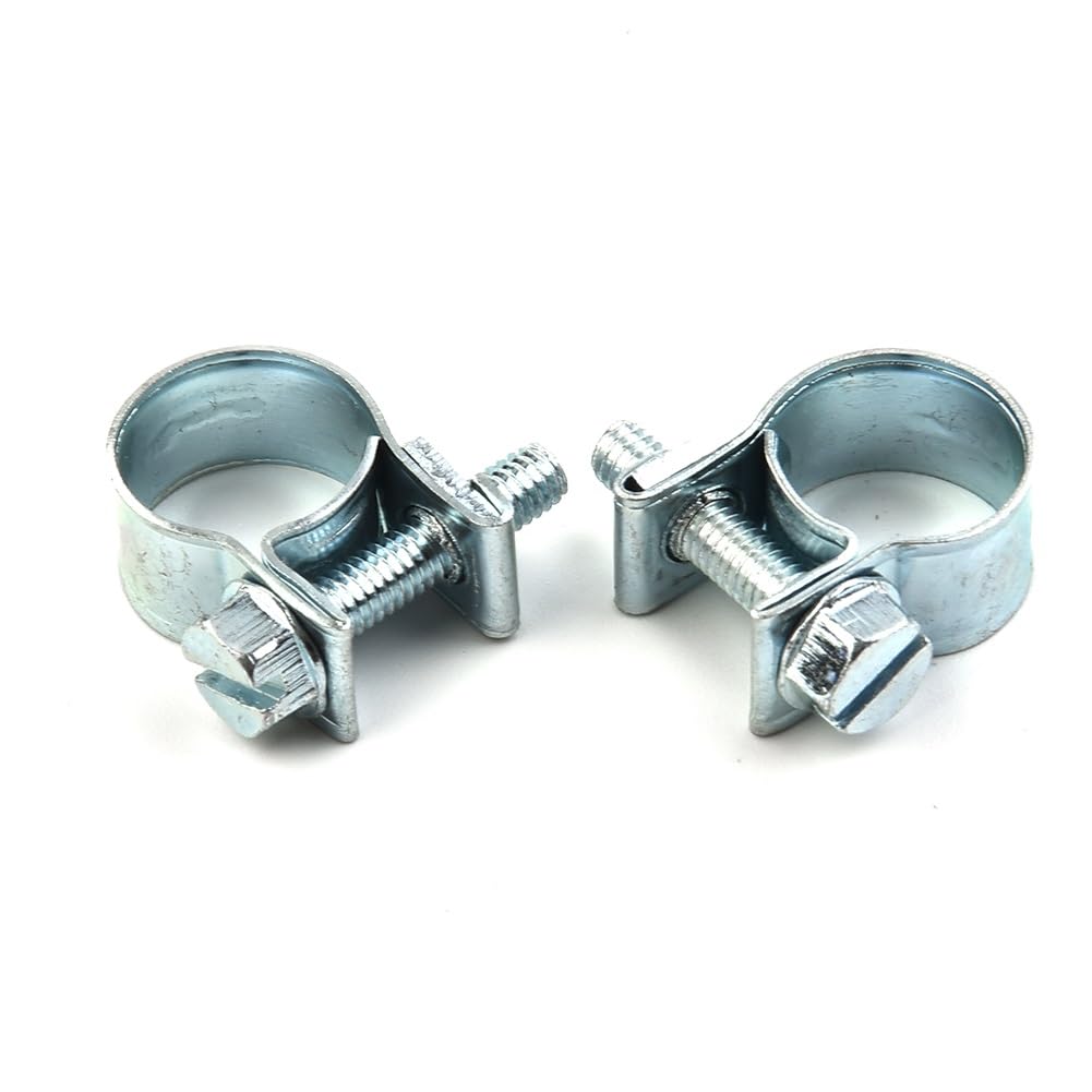 Kit de Mini Clips for manguera, 10 Uds., tuercas y pernos de acero al carbono, abrazaderas de línea de combustible, tubería de gasolina, abrazadera pequeña de aire diésel de 11-13mm/13-15mm(11-13mm)