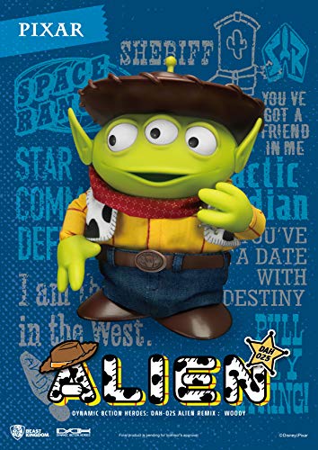 Beast Kingdom Toy Story: Alien Remix Woody Dah-025 Dynamic 8Ction Heroes Action Figure, Multicolor #TOP5