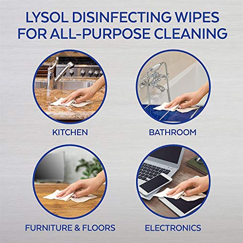 Power Plug 6 Pack Household Cleaning Wipes, Lemon Blossom Scent, 480 Wipes Total