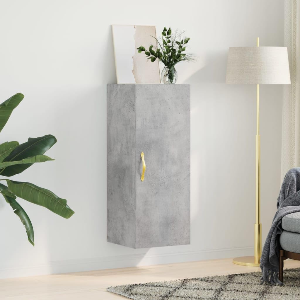 Armadio Da Parete Hovothy 34,5x34x90 Cm – Mobile Pensile In Legno E Vetro Bianco, 1 Ante, Per Soggiorno, Bagno, Cucina - 2