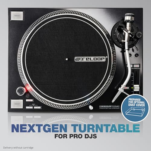 Image of Reloop RP-7000 MK2 Professional Upper Torque Turntable System, Black