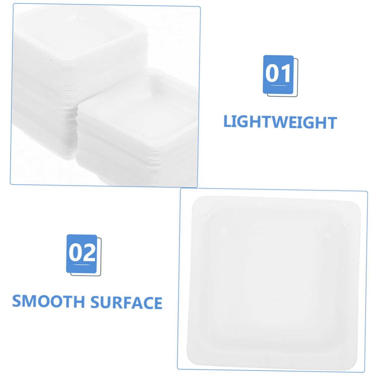 ULTECHNOVO 150pièces Récipients De Pesée Pour Laboratoire Plateaux à Peser Poudre Et Liquides Contenants De Mesure Précis