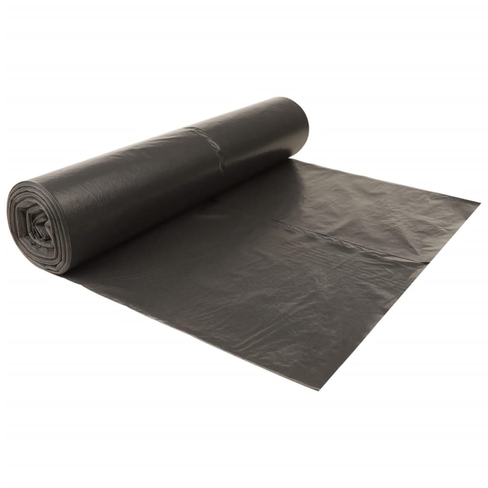 Homgoday Bolsas de basura negras de 120 l, 250 unidades, para el hogar y el jardín