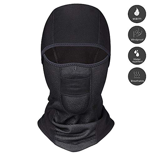 Balaclava Motorcycle Ski Face Mask Fleece Balaclava Headwear Neck Warmer Windproof Waterproof Head Cover for Skiing Cycling Motorbike (Fleece and Lycra) - Image 7