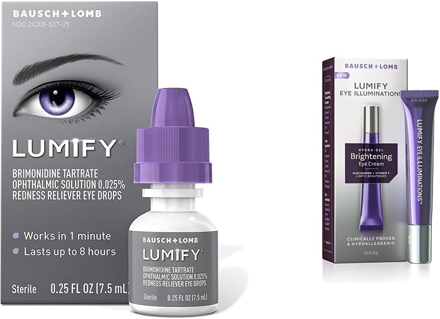 Amazon.com: LUMIFY Redness Reliever Eye Drops 0.25 Ounce (7.5mL) with - Are Lumify Eye Drops Safe For Daily Use