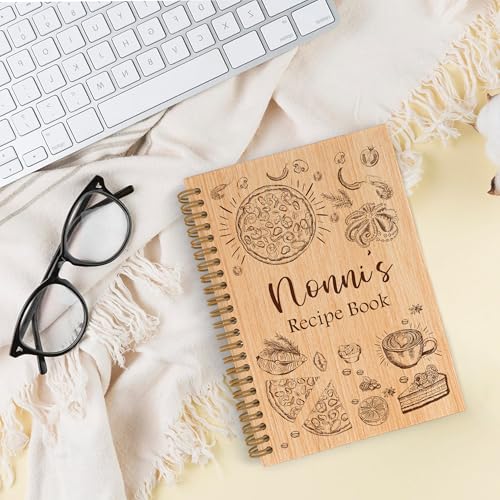 Carnet à spirales avec lignes de recettes livre de notes 14 x 21 cm durable