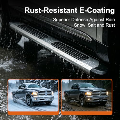 Estribos laterales para Dodge Ram 2009-2026 acero carbono miniatura 6