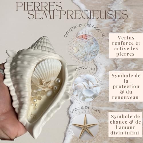 Bougie aromathérapie fleur d'oranger pour décoration maison zen
