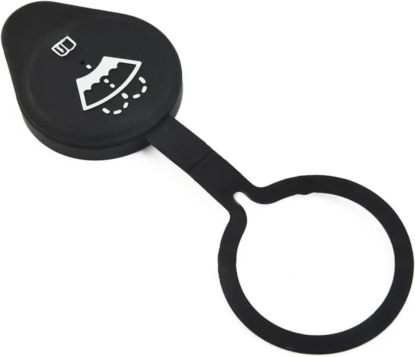 Car Washer Fluid Cap Compatible With Chevrolet 1PC Windshield Wiper Washer Fluid Reservoir Bottle Cap Cover Plastic Black Exterior Cap OEM:88958101