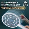 YsChois Electric Fly Swatter, Bug Zapper, Mosquito Zapper Racket | Gold Zone Voltage, Densest 3 mm Mesh, Apple-Like Weight - AA Battery Powered (not incl.) - Indoor & Outdoor Use with Pro Swat Tips #3