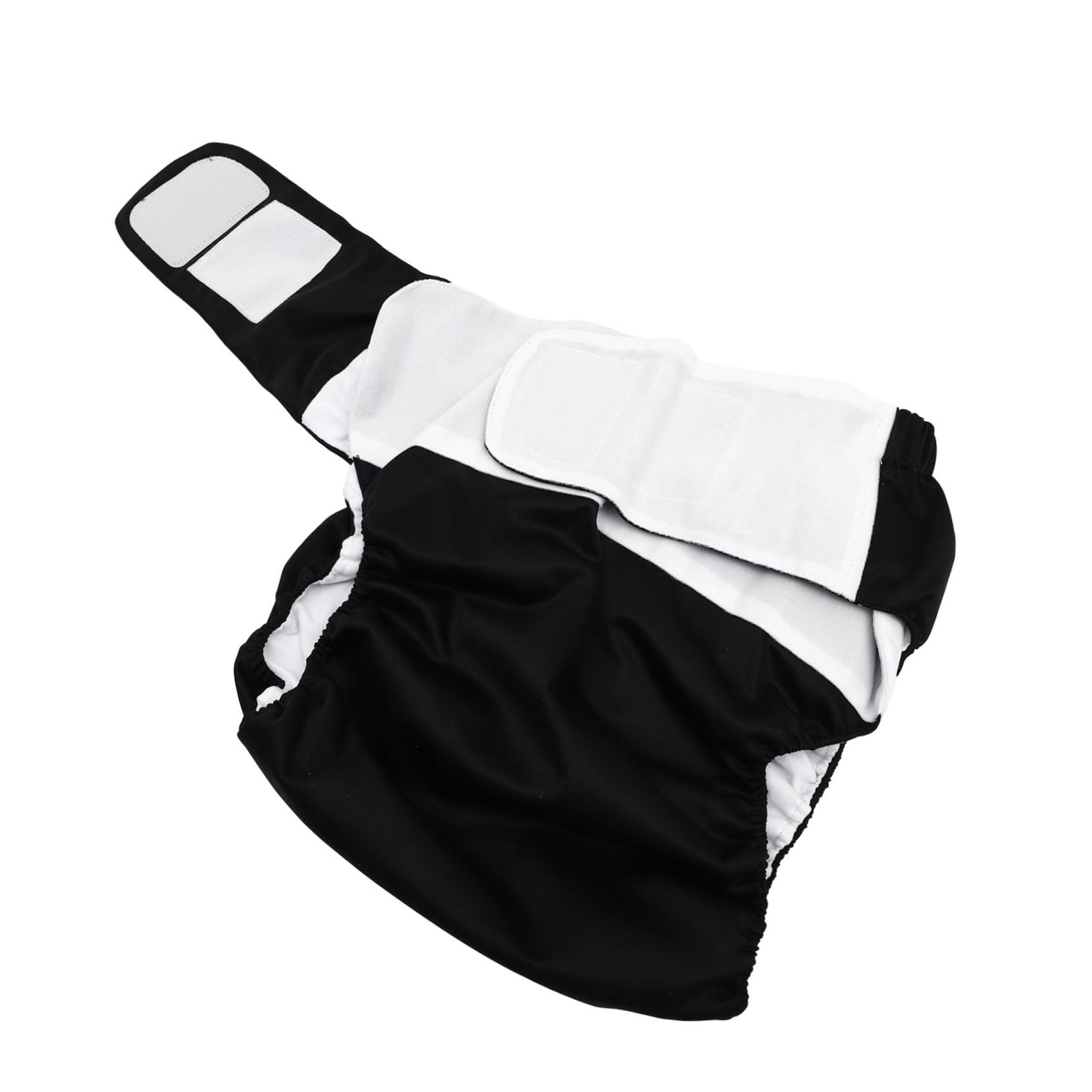 Ipetboom Elderly Diaper Washable Reusable Cloth Diaper One Size Fits All Adjustable Straps for Men Women