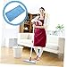 Hemobllo Microfiber Mop Replacement Head Extra Super Absorbent Flat Mop Pads for Wet Dry Cleaning Hardwood Tile Laminate Carpets Machine Washable for Floor and Baseboard Crevices