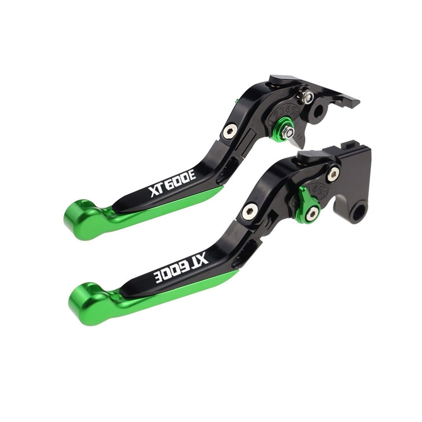 JGHFDWS Motorcycle Brake Clutch Lever Set for XT600E Motorcycle Folding Extendable Brake Clutch Levers(19)