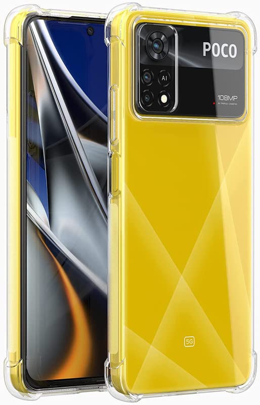 SmartLike Xiaomi Poco X4 Pro 5G, [Bumper] Exculsive Transparent with Anti Dust Plugs Shockproof Slim Back Cover Case for Xiaomi Poco X4 Pro 5G - Transparent (B09YVP54P3) Amazon Price History, Amazon Price Tracker