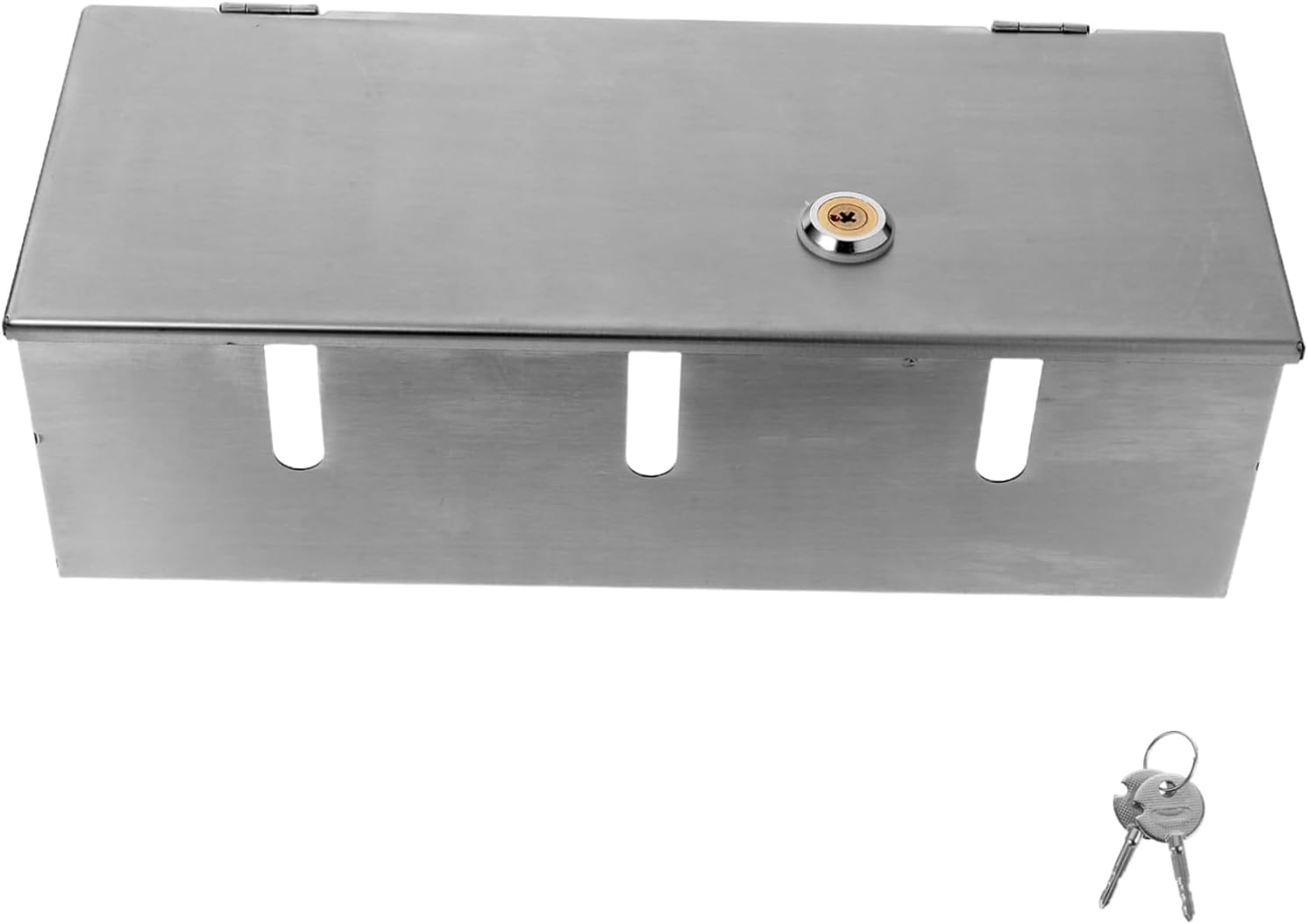 Veemoon Stainless Steel Anti-Theft Electrical Outlet Cover Waterproof Outdoor Switch Protector for 86 Type Wall Socket Heavy-Duty Socket Cover for Home Security