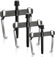 XIIW 2-Jaw Gear Puller Set (4" 6" 8") - CR-V Steel Reversible Bearing Puller Kit for Flywheels, Pulleys, Gears & Bearings