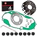 CNC Billet Heavy Duty Clutch Basket Kit & Gasket Compatible with Yamaha Banshee 350 YFZ 350 RZ 350 1987-2006