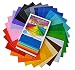 Adhesive Vinyl Sheets by Arty Rooster in a Protective Box | 12"x12" - 30 Permanent Vinyl Sheets | Assorted Colors Craft Vinyl for Cricut, Silhouette, Craft Cutters | Make Your Own Design