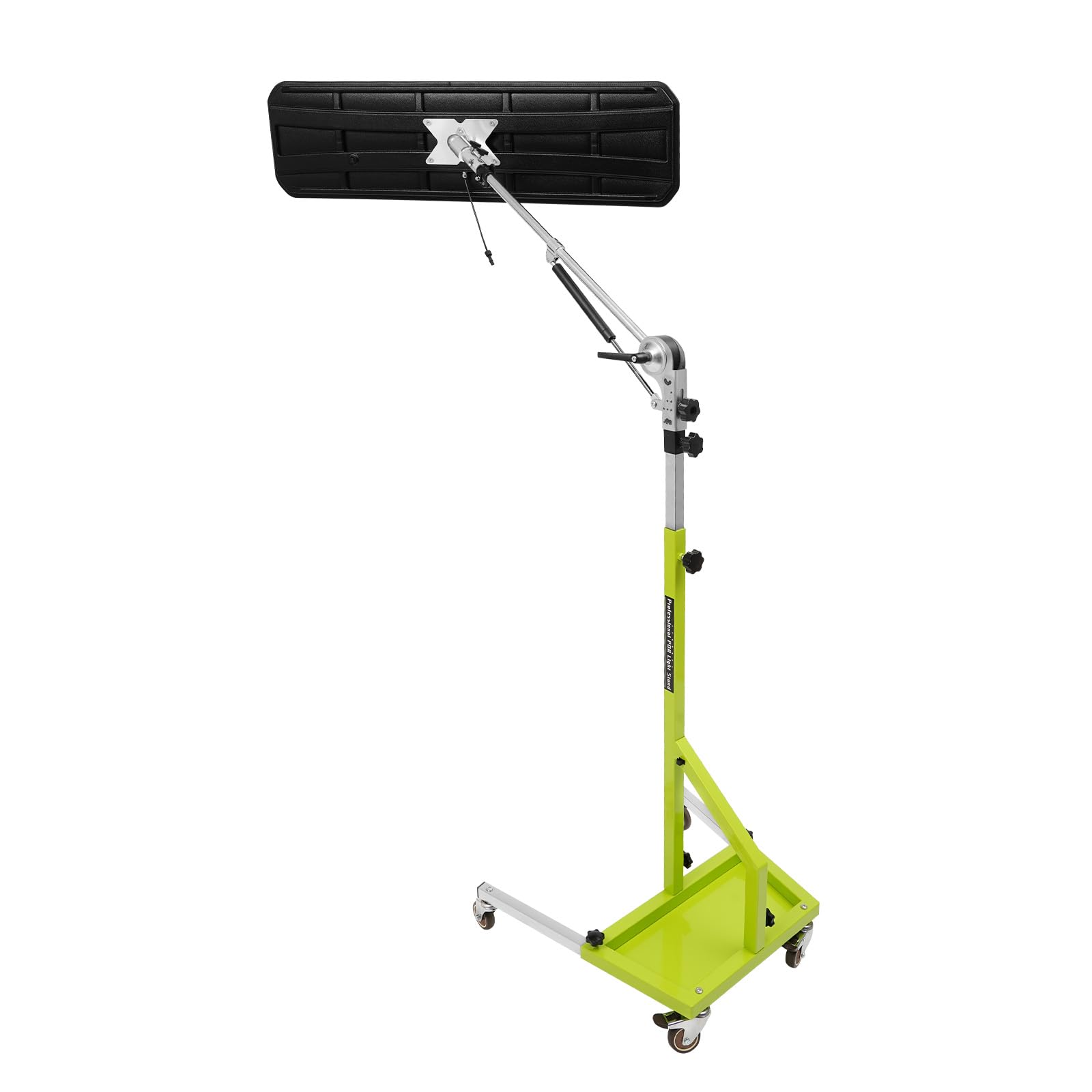 OUKANING Lampada a LED PDR, 6 colori, illuminazione a LED, 72 W, strumenti di illuminazione per riparazione, PDR regolabile, altezza 110-170 cm, 12 V con adattatore, 4 ruote per officina (verde)