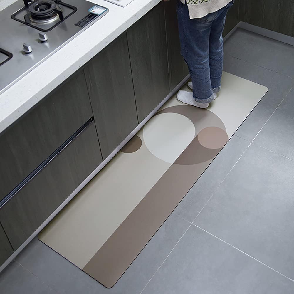 Alfombra ergonómica de PVC para Pasillo, Alfombra de Cocina Impermeable, Alfombra antifatiga a Prueba de Aceite para Cocina, Piso, Fregadero, lavandería, 30x120cm
