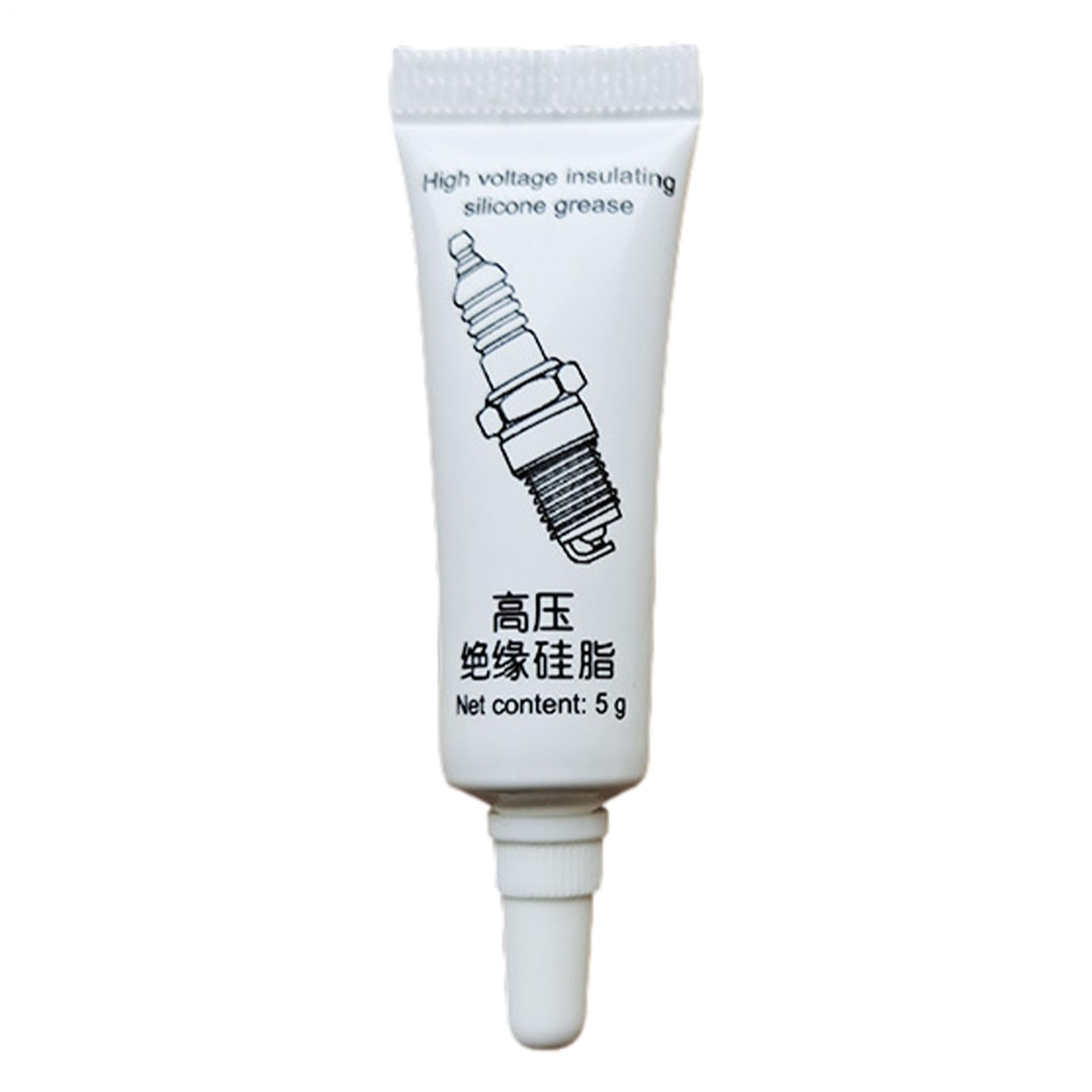 Silicone Dielectric Lubricant - Weatherproof Electrical contactt Grease | High Temperature Voltage Insulating Compound, Anti corrosionn Sealant for Automotive Spark Plug and Ignition Systems