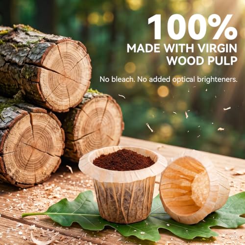 Image of CAPMESSO K-cup Coffee Filters for Keurig: Disposable for One-Lift Cleanup