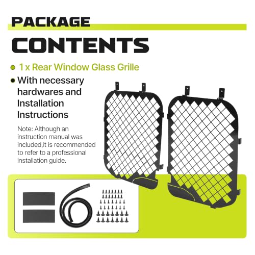ALMULOO Window Glass Grill Compatible with 2015-2026 Transit 150/250/350 by ALMULOO - Used condition - Image 6