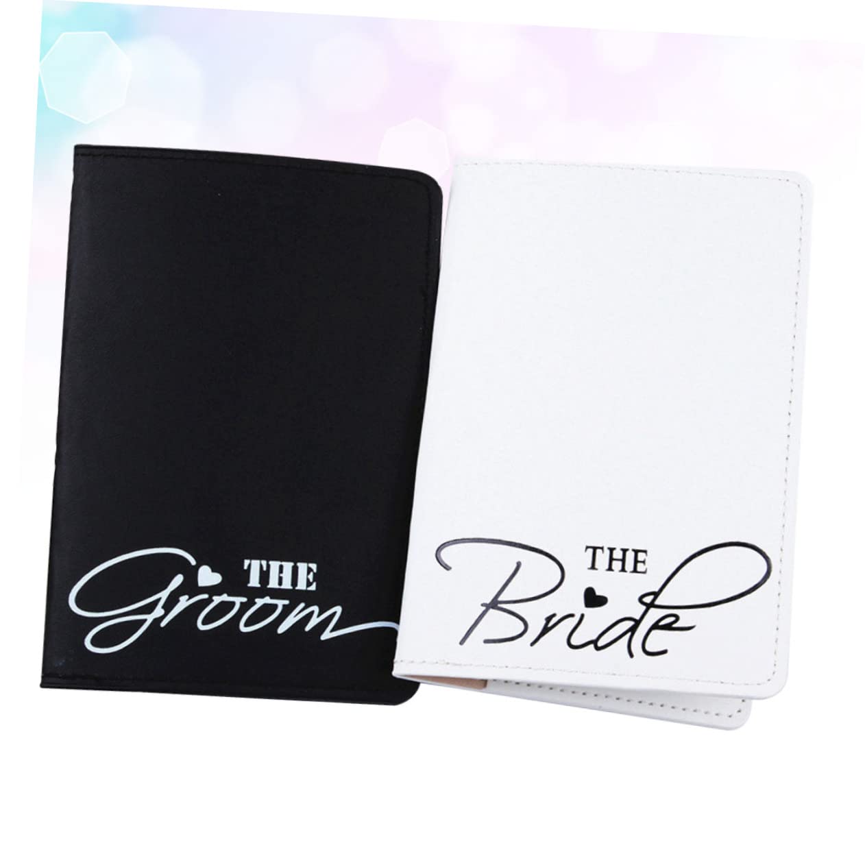 SHERCHPRY 6piezas Soporte De Pasaporte Para Parejas Diseño Multifuncional y Elegante Cartera De Viaje Pu De Cuero Para Organizar Documentos y Tarjetas Viajes