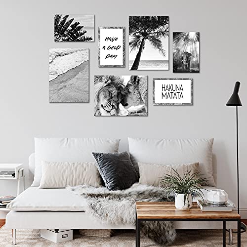 Imágenes decorativas Novart Löwen Amor set de cuadros de 7 partes listo 5