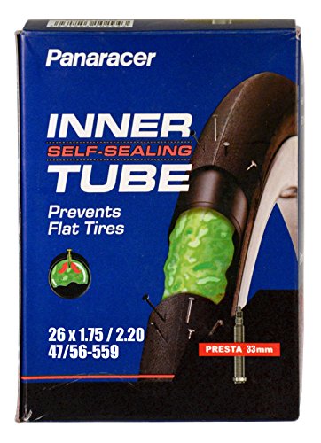 Panaracer Self Sealing Bicycle Tube Presta Valve, 700 x 35 / 50C - 60mm, Single