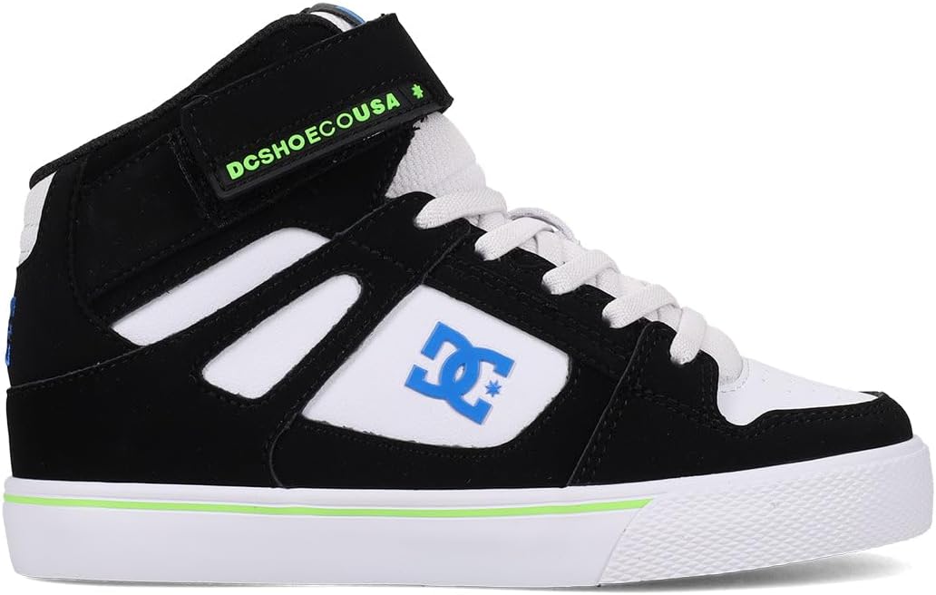 DC Shoes Kids Pure HI Top - Durable Skate Shoe