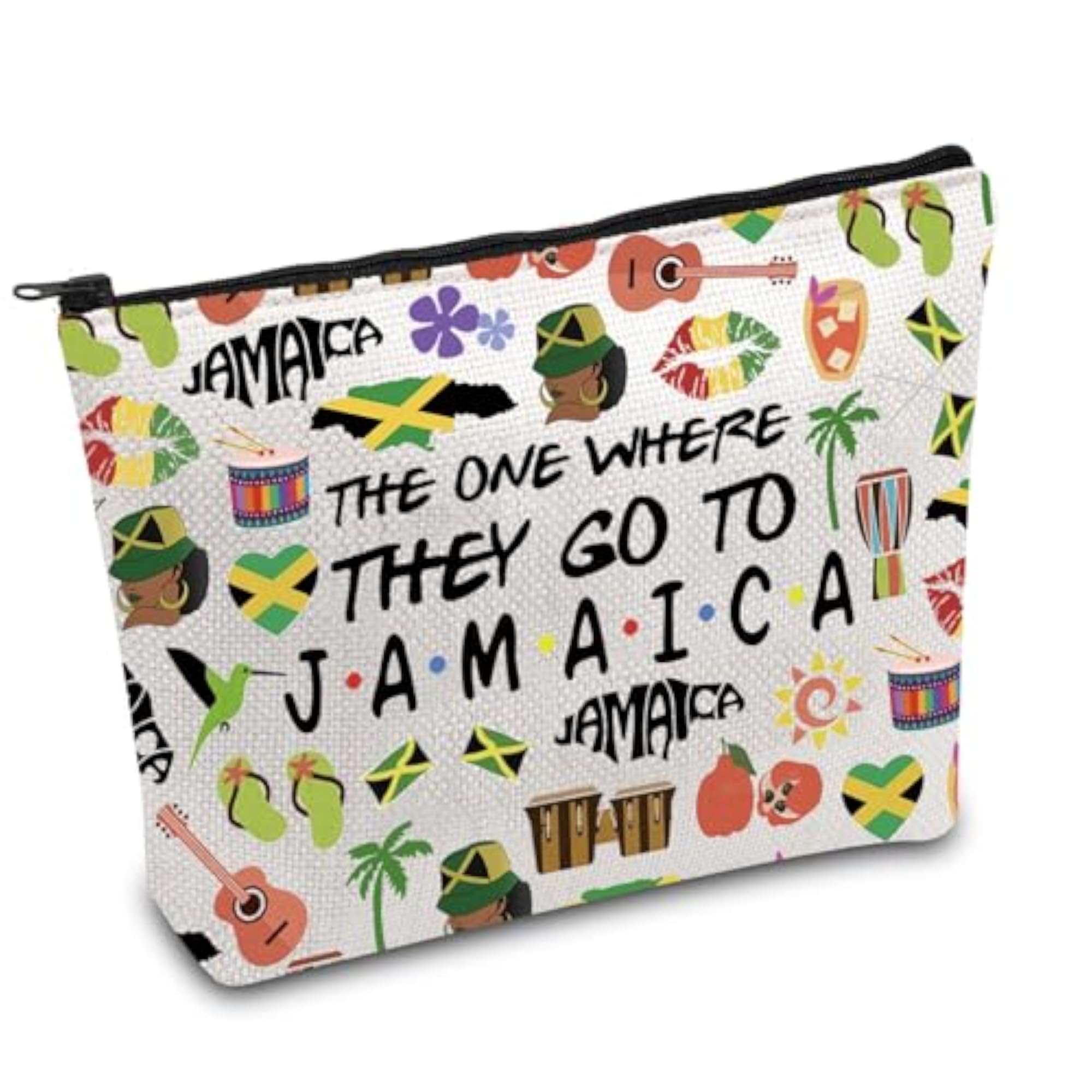 Jamaica Trip Makeup Bag, Travel Gift