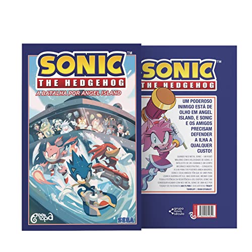Sonic The Hedgehog – Volume 3: A batalha por Angel Island: ( ACOMPANHA PÔSTER E MARCADOR)
