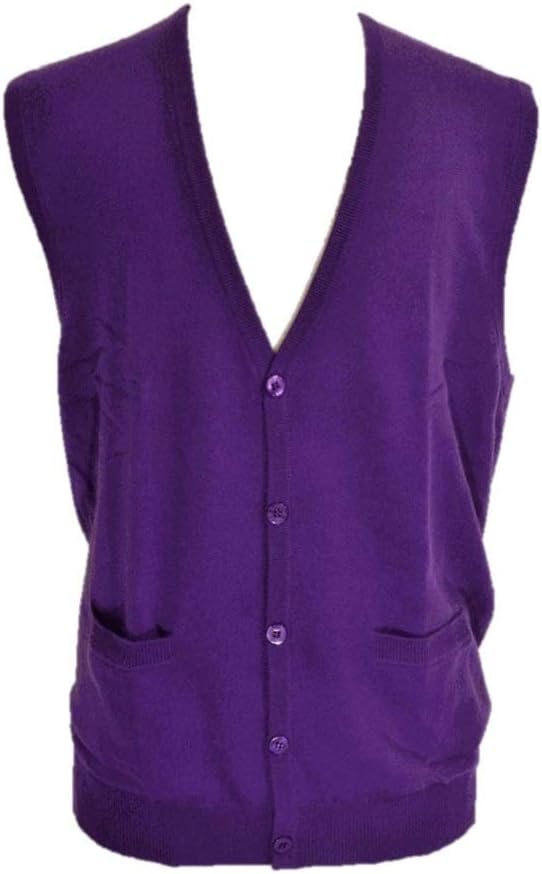 Shephe Men's Cashmere Cardigan Button Vest