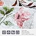 WRENSONGE Floral Quilt Queen Size - Reversible Botanical Flower Quilt Bedding Set Lightweight Bedspread Soft Coverlet for All Seasons (90