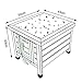 Dibea Conejera de Madera caseta Exterior para Mascotas pequeñas cobertizo 43x43x52 cm