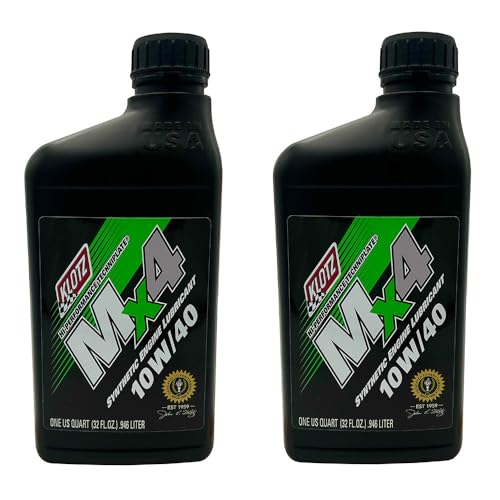 Aceite Sintético para Motor 10W-40 Klotz MX-4 2 Pack miniatura 1