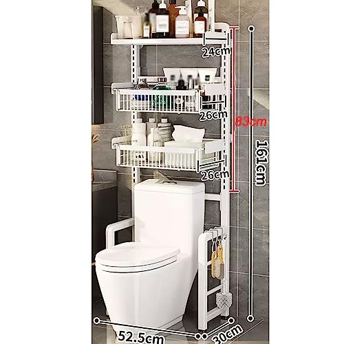 Étagère de salle de bain réglable pour optimiser les petits espaces WC - 7